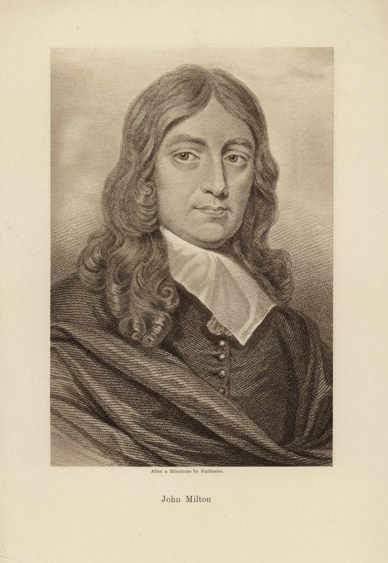 John Milton by William Faithorne