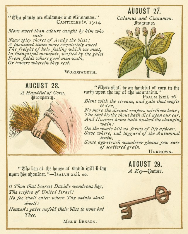 Page from The Bible Emblem Anniversary Book by William Foster