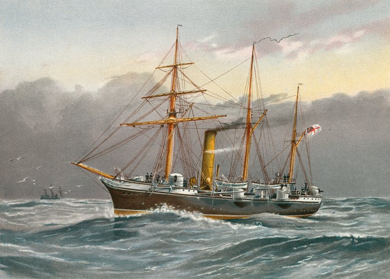 HMS Nymphe by William Frederick Mitchell