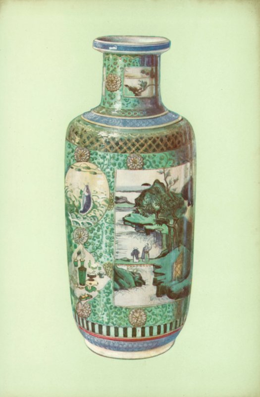 Vase, famille verte, Chinese, Period of K