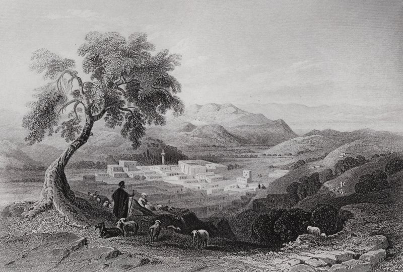 Nazareth, looking towards the Plain of Esdraelon by William H. Bartlett