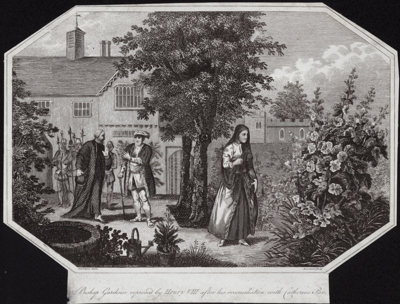 Bishop Gardiner reproved by Henry VIII after his reconciliation with Catherine Parr by William Hamilton