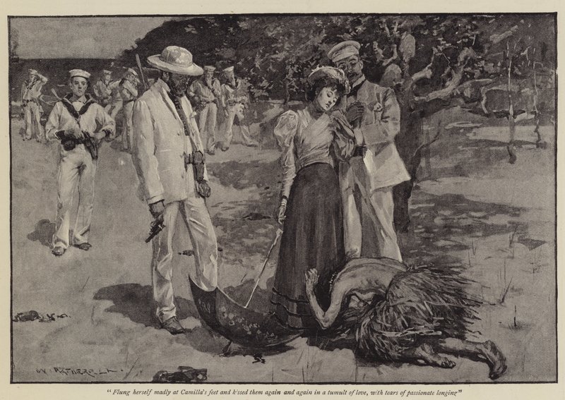 Illustration for A Triumph of Civilisation, by Grant Allen by William Hatherell