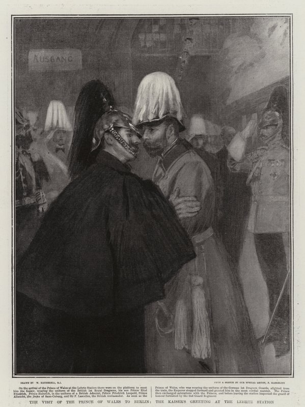 The Visit of the Prince of Wales to Berlin, the Kaiser