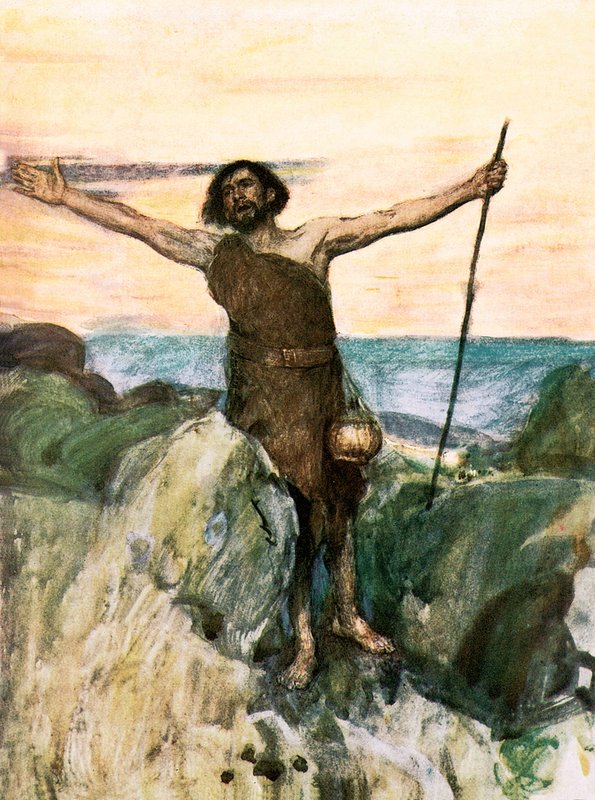 The voice of one crying in the wilderness by William Hatherell