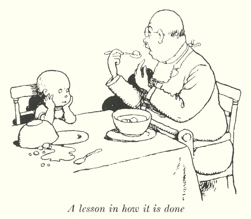 A lesson in how it is done by William Heath Robinson
