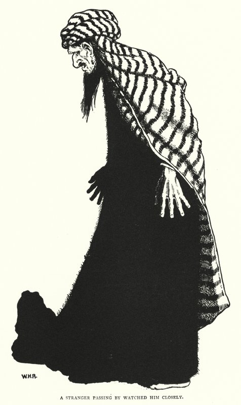 A Stranger Passing By Watched Him Closely by William Heath Robinson