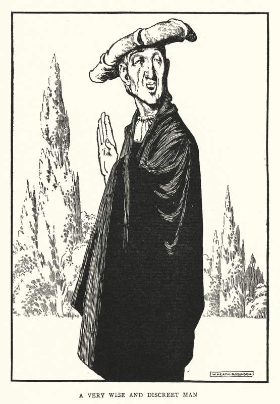 A Very Wise and Discreet Man by William Heath Robinson