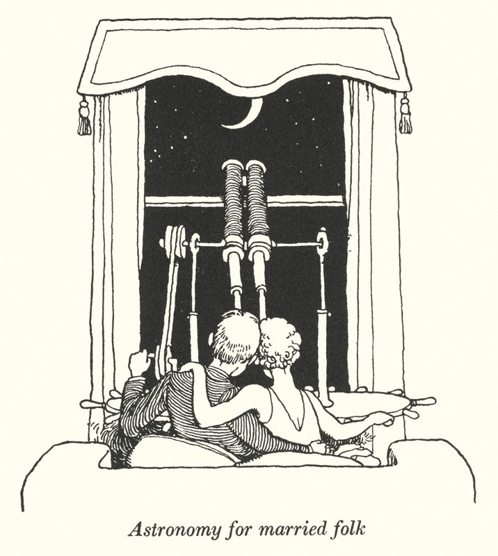 Astronomy for married folk by William Heath Robinson