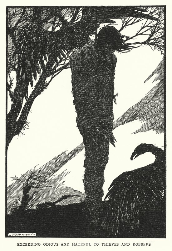 Exceedingly Odious and Hateful to Thieves and Robbers by William Heath Robinson