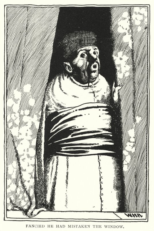 Fancied he had mistaken the window by William Heath Robinson
