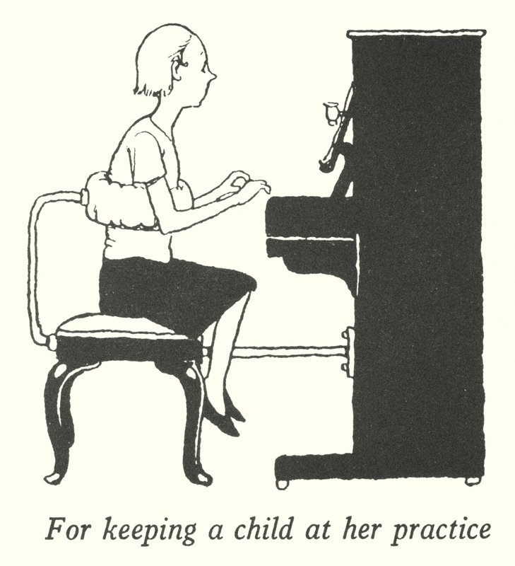 For keeping a child at her practice by William Heath Robinson