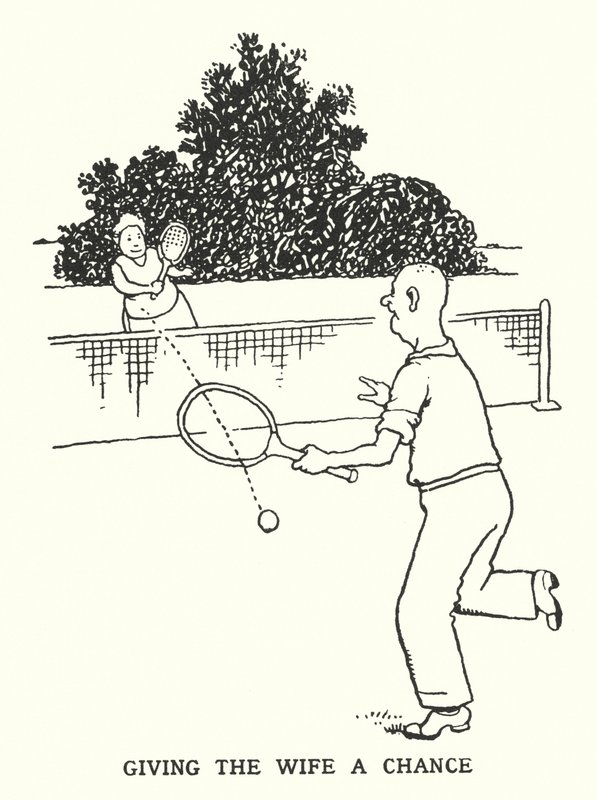 Giving the Wife a Chance by William Heath Robinson