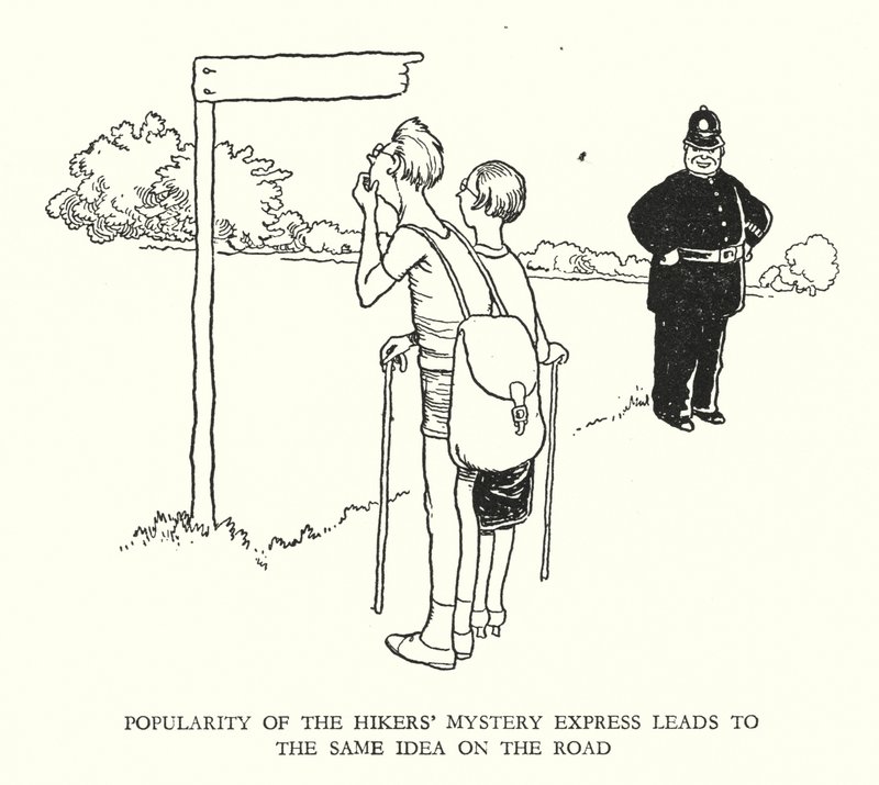 Illustration for Railway Ribaldry by William Heath Robinson