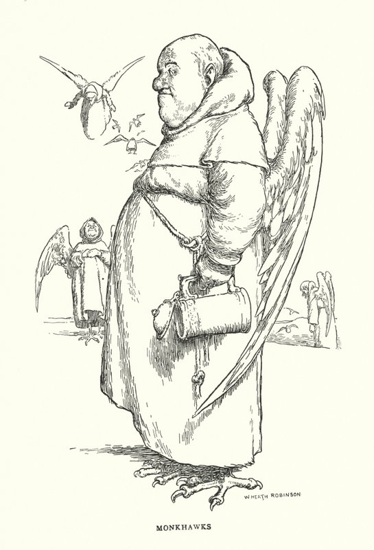 Monkhawks by William Heath Robinson