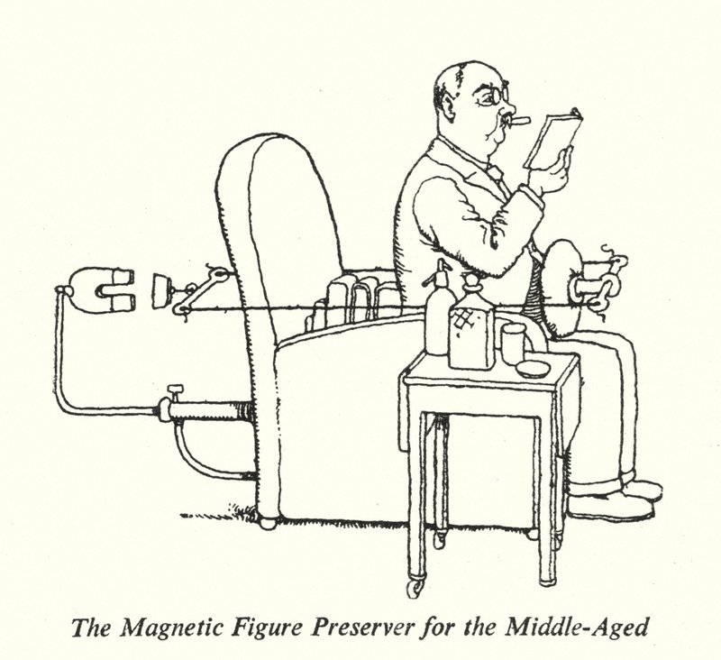 The Magnetic Figure Preserver for the Middle-Aged by William Heath Robinson