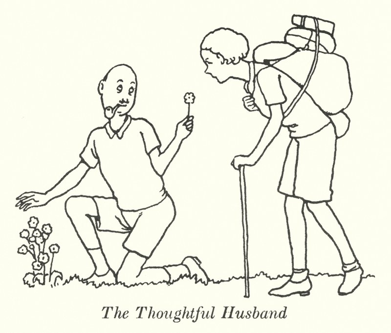 The Thoughtful Husband by William Heath Robinson