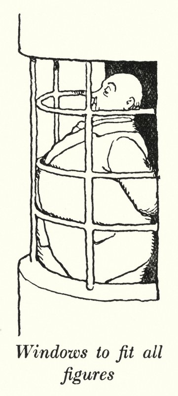 Windows to Fit All Figures by William Heath Robinson