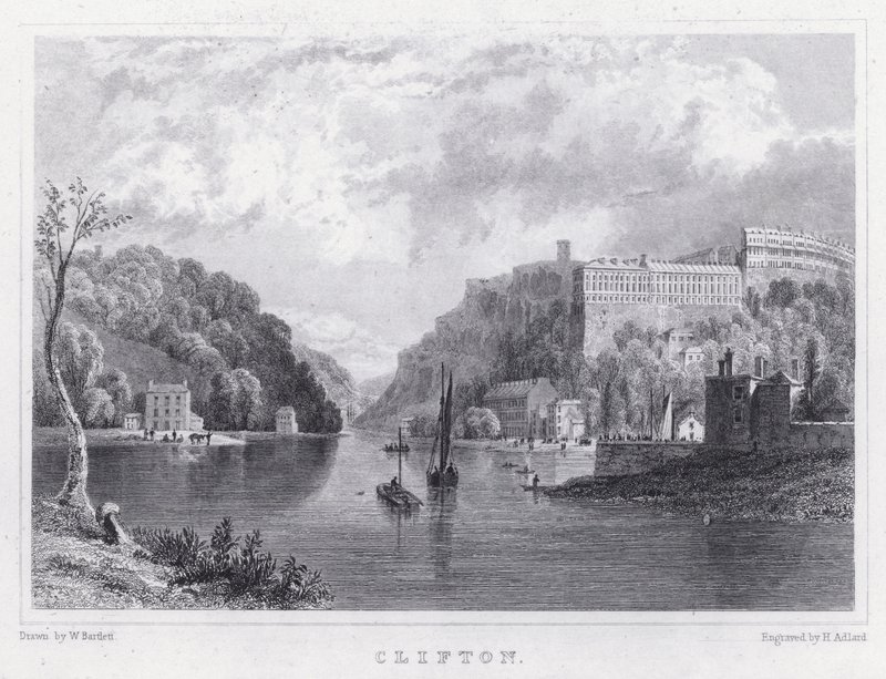 Clifton by William Henry (after) Bartlett