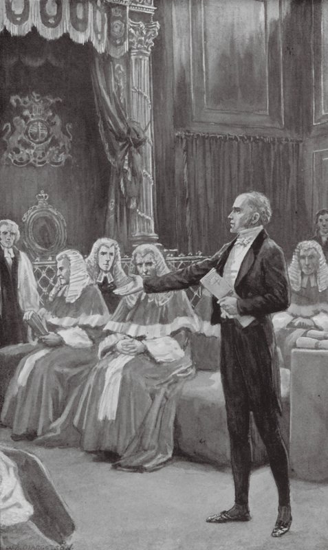 Earl Grey Appeals to the Bench of Bishops to Pass the Reform Bill by William Henry (after) Margetson