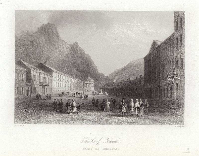 Baths of Mehadia by William Henry Bartlett