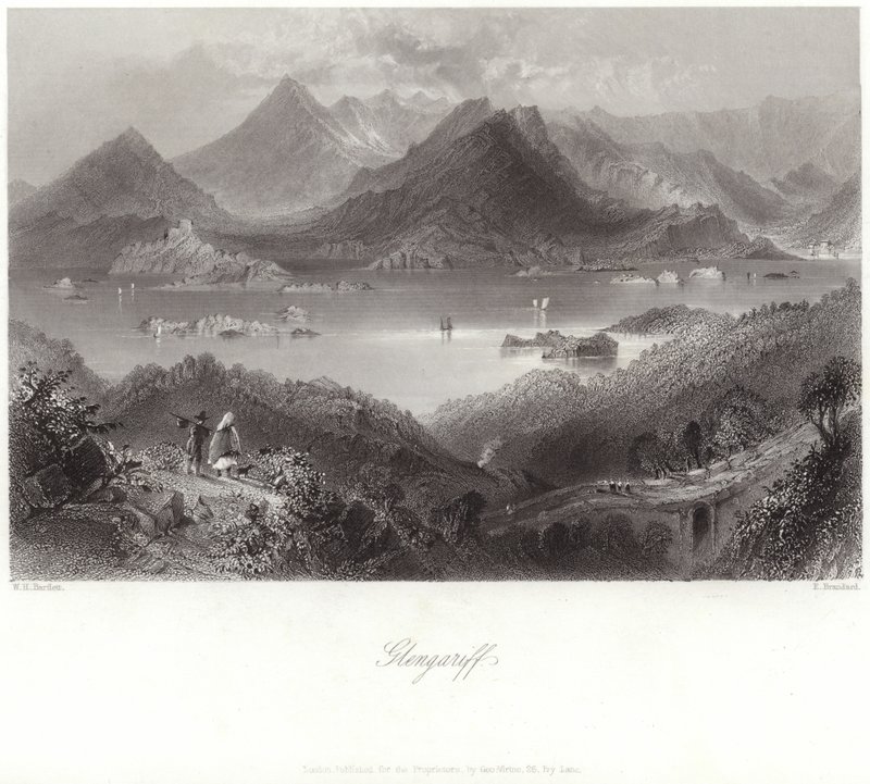 Glengariff in County Cork by William Henry Bartlett