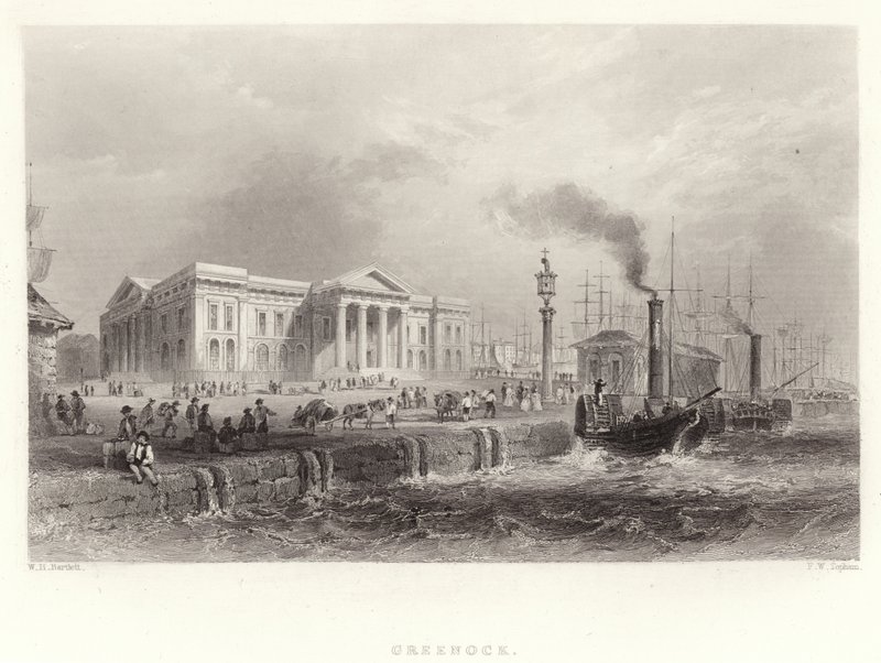 Greenock by William Henry Bartlett