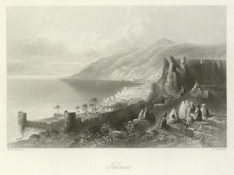 Tiberias by William Henry Bartlett