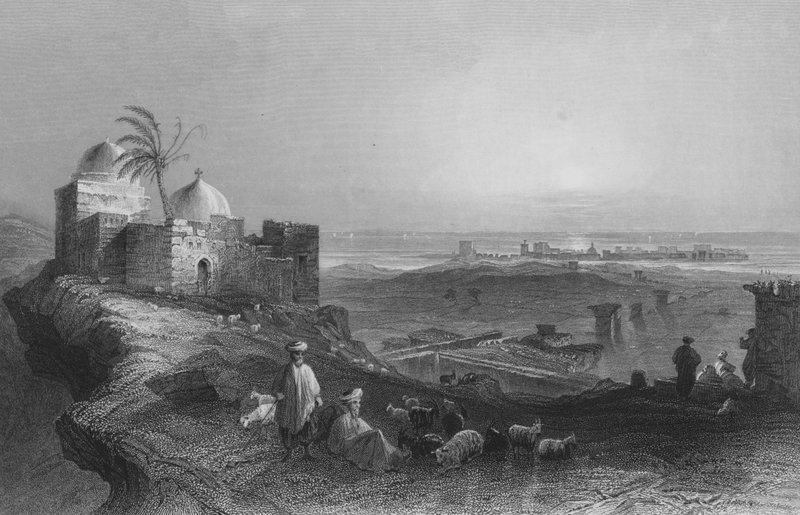 Tyre, from the Mainland by William Henry Bartlett