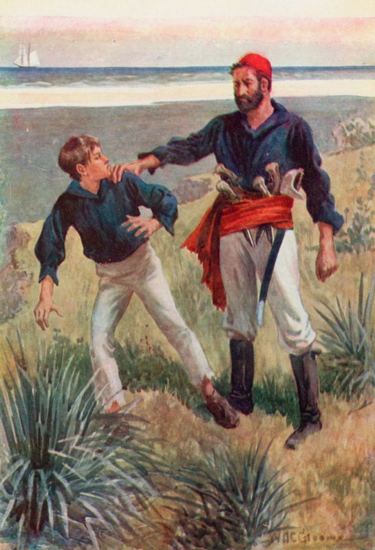 A Heavy Hand Grasped My Shoulder, and Held It as If in a Vice by William Henry Charles Groome