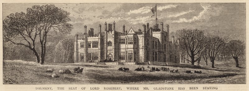 Dalmeny, the Seat of Lord Rosebery, Where Mr Gladstone Has Been Staying by William Henry James Boot