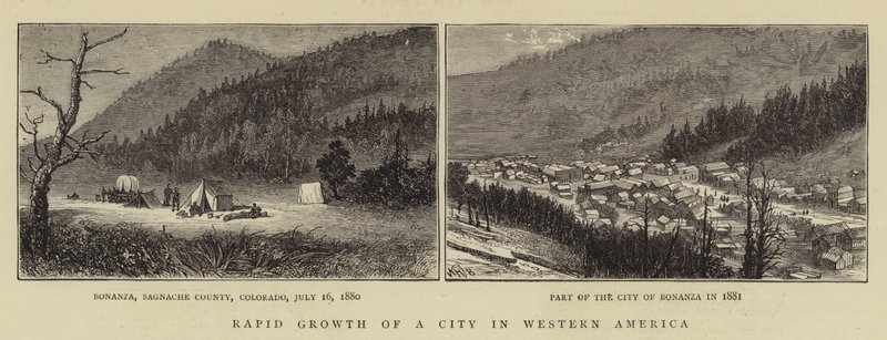 Rapid Growth of a City in Western America by William Henry James Boot