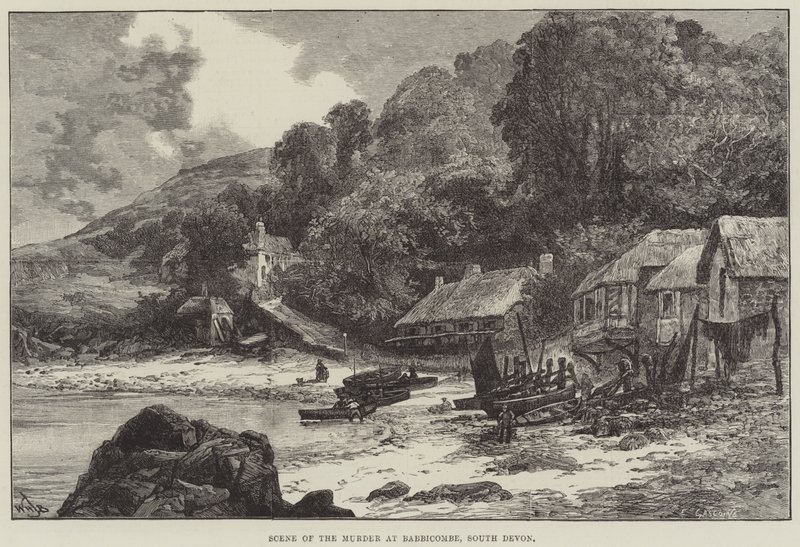 Scene of the Murder at Babbicombe, South Devon by William Henry James Boot
