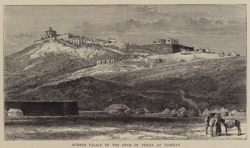 Summer Palace of the Shah of Persia at Teheran by William Henry James Boot