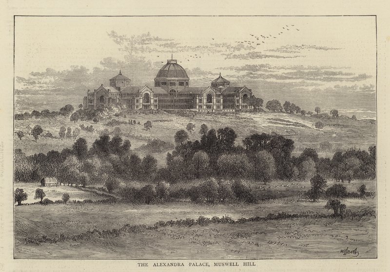 The Alexandra Palace, Muswell Hill by William Henry James Boot