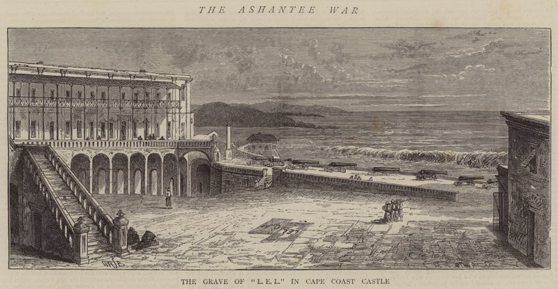 The Ashantee War, the Grave of L E L in Cape Coast Castle by William Henry James Boot