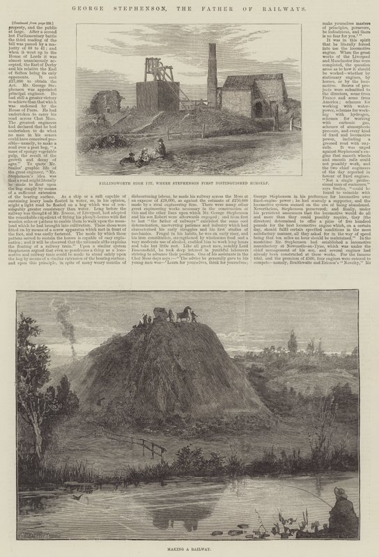 George Stephenson, the Father of Railways by William Heysham Overend
