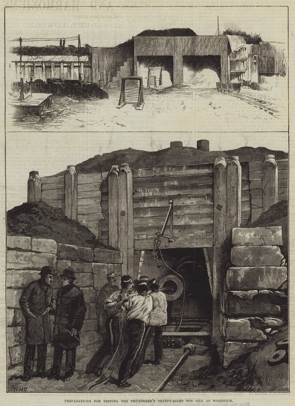 Preparations for testing the Thunderer