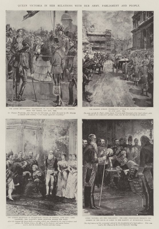 Queen Victoria in Her Relations with Her Army, Parliament and People by William Heysham Overend