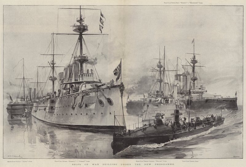 Ships of War building under the New Programme by William Heysham Overend