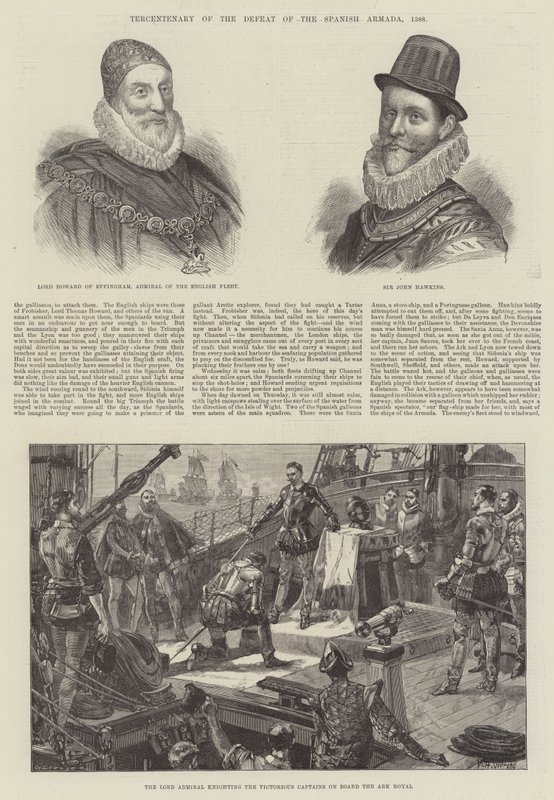 Tercentenary of the Defeat of the Spanish Armada, 1588 by William Heysham Overend