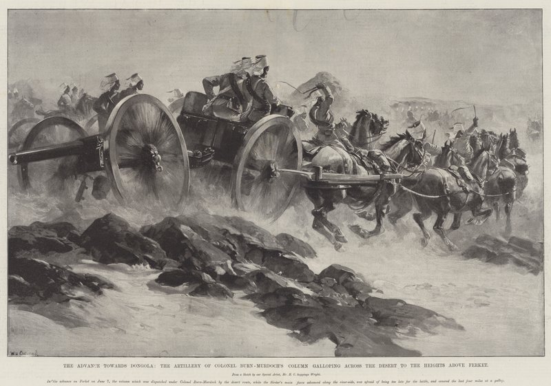 The Advance towards Dongola, the Artillery of Colonel Burn-Murdoch