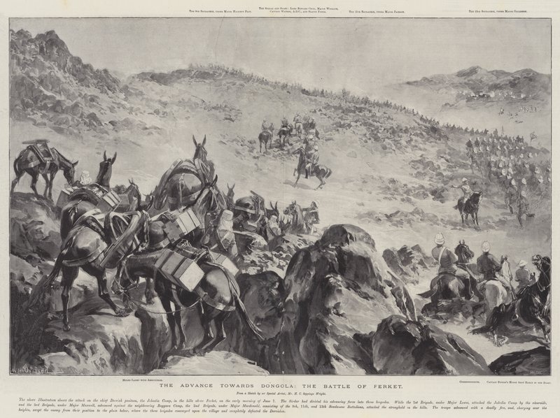The Advance towards Dongola, the Battle of Ferket by William Heysham Overend