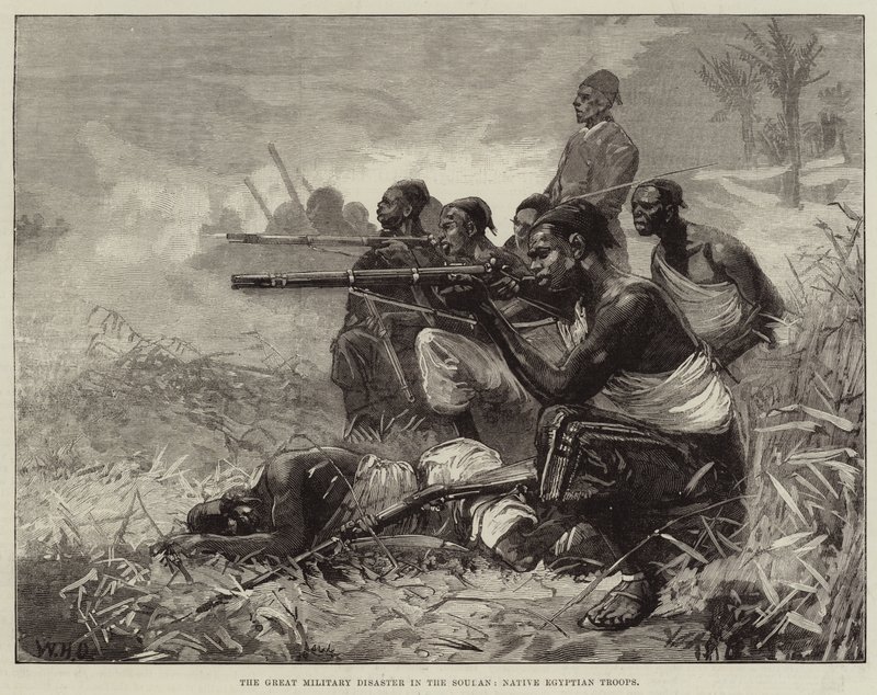 The Great Military Disaster in the Soudan, Native Egyptian Troops by William Heysham Overend