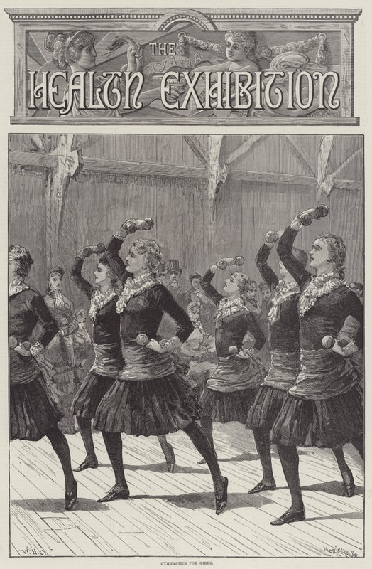The Health Exhibition, Gymnastics for Girls by William Heysham Overend