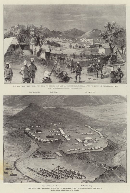 The Indian Frontier Rising by William Heysham Overend