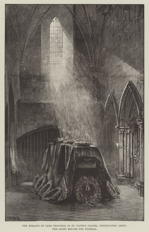 The Remains of Lord Tennyson in St Faith
