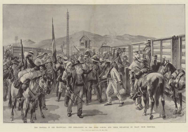 The Trouble in the Transvaal, the Disbanding of the Boer Forces, and their Departure by Train from Pretoria by William Heysham Overend
