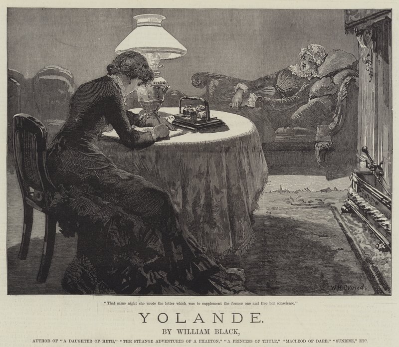 Yolande, by William Black by William Heysham Overend