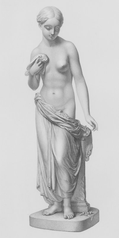 Early Sorrow, engraved by W Roffe, from the statue by P Mac Dowell, RA by William John Roffe